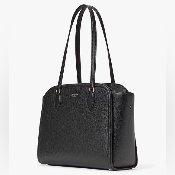 ♠️kate spade Taylor Pebbled Leather Tote, Black NWT - Picture 4 of 8